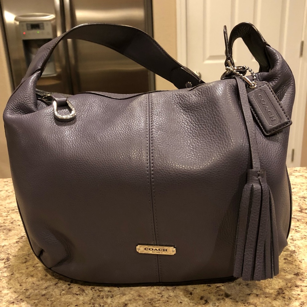 COACH Pebble Leather Hobo Purse